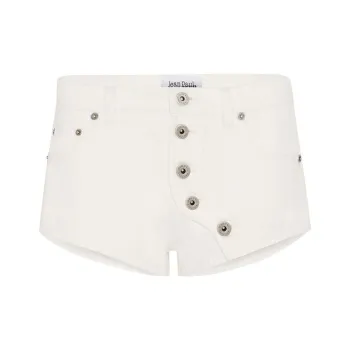 Jean Paul Gaultier Buttoned Denim Short 'Off White'