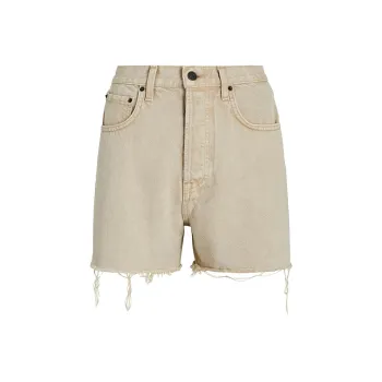 GRLFRND Denim Shorts Women's Beige