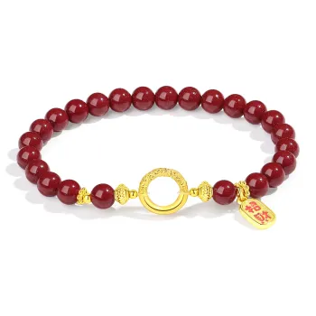 CMFY Cinnabar Jade Bracelets Unisex