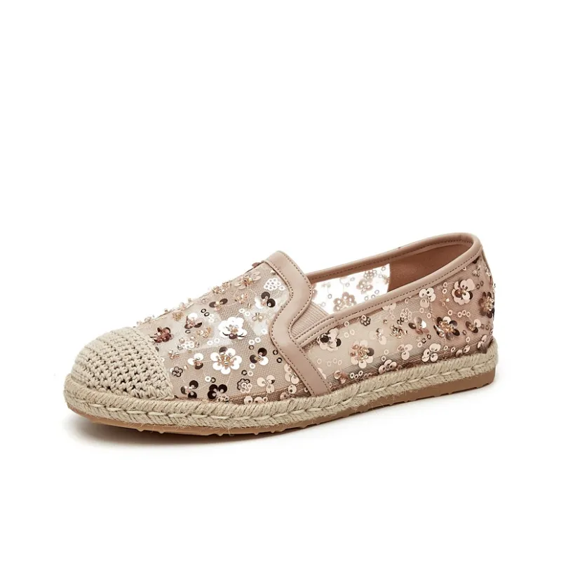 DAPHNE Espadrilles Women's Champagne/Ecru-0
