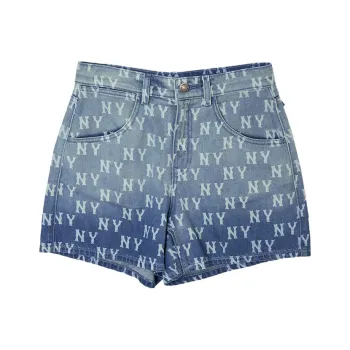 MLB New York Yankees Denim Shorts Women's Indigo