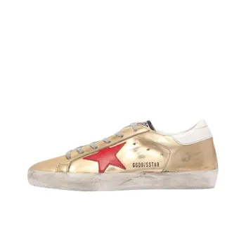 Golden Goose Low Top Skateboard Shoes Women's Gold