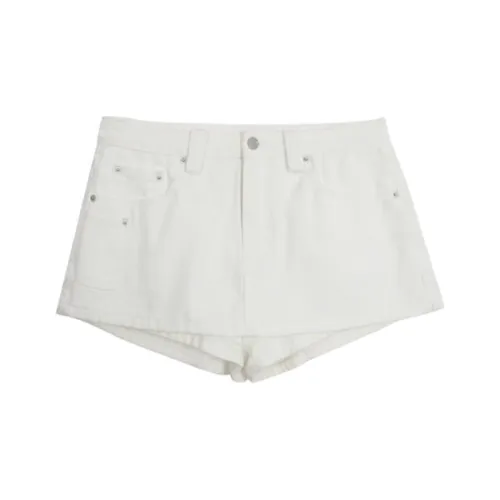 WEEKEND HUB Denim Shorts Women's White