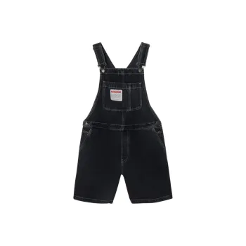 AMERICAN VINTAGE A.M SS25 DUNGAREES YOPDAY Denim Shorts Women's BLACK VINTAGE/Vintage Black