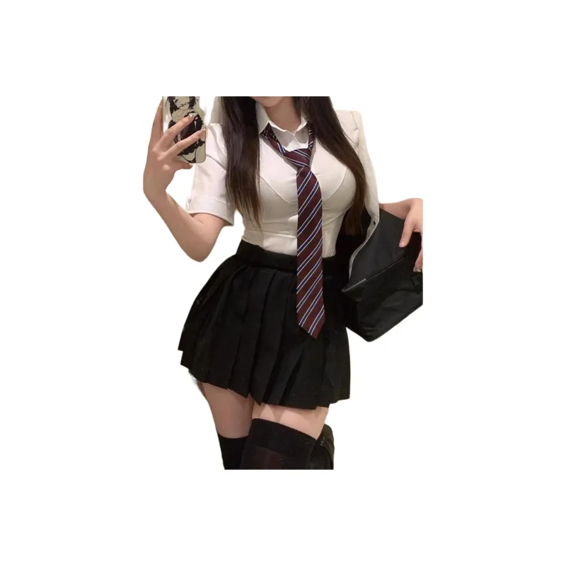 Mu Qingqing Two Piece Skirt Sets Women's-5