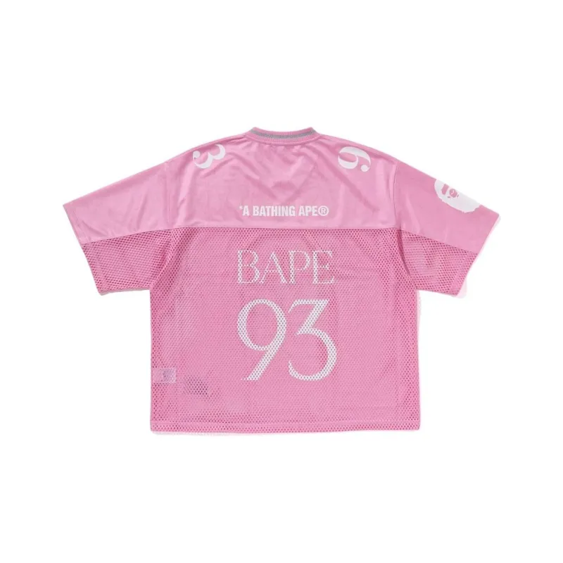 Bape Line Camo Multi Logo Relaxed Fit Football Jersey-5