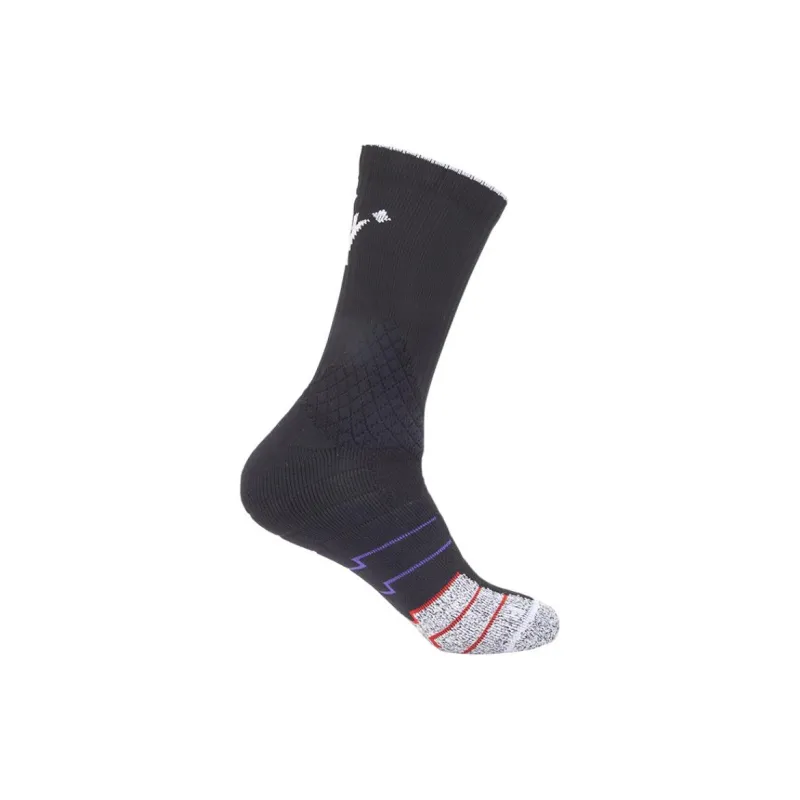 361° Basketball Socks Men's 1 Pack Black-1