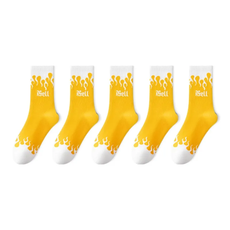 LUOLIAN Basketball Socks Men's 5 Pack-12