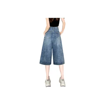 SITOL Denim Shorts Women's Blue