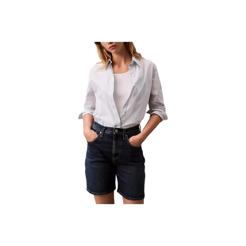 CALVIN KLEIN Denim Shorts Women's Blue-0