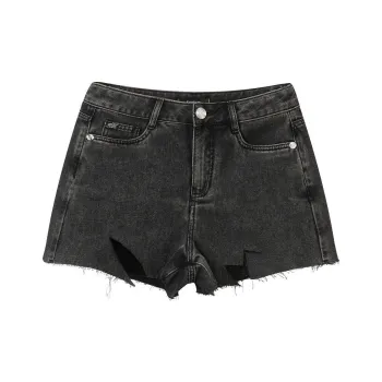 Bebe SS24 Denim Shorts Women's Black