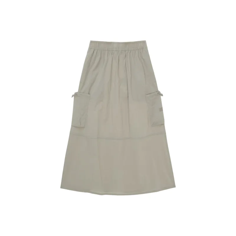 THE NORTH FACE THE NORTH FACE Apparel Collection Casual Long Skirt Women's Gray Beige-0