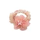 Floral Gauze Cartoon Princess Hair Tie 1 Pack (Orange)