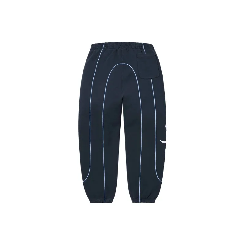 Supreme Curve Piping Track Pants-5
