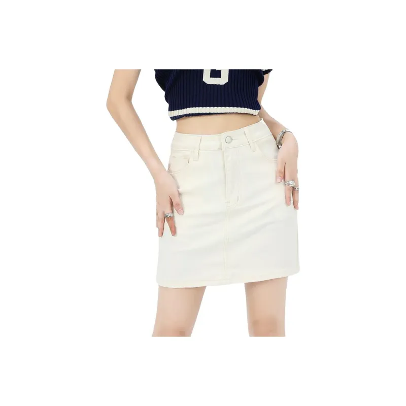 7 SEVFUN Denim Short Skirts Women's-3