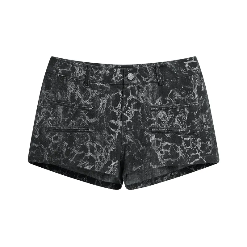 IMXS Denim Shorts Women's Black-0
