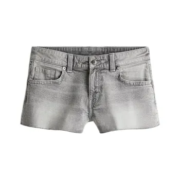 H&M Denim Shorts Women's Washed Gray