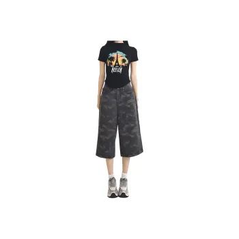 HELEH Denim Shorts Women's Camouflage
