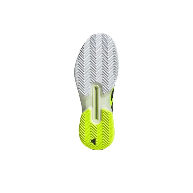 Adidas Adizero Ubersonic 5 Clay Lucid Lemon Core Black Cloud White-3