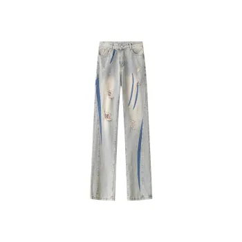 Maxim's De Paris Jeans Unisex Yellow Mud