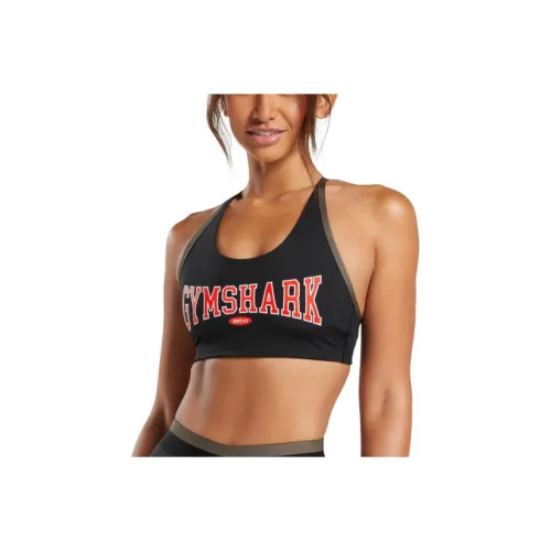 GYMSHARK Sports Underwear Women's Black/Camouflage Brown