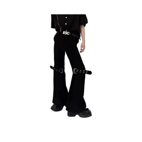 HANDAIWEI Casual Pants Unisex Black