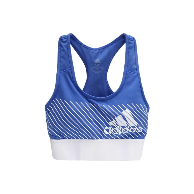 Adidas Logo Bra Sports Underwear Women's Blue-0