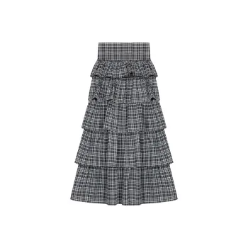 ARIADNAW STUDIO Casual Long Skirt Women's Blue