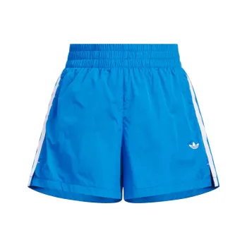 Adidas Originals 3 Stripes Sports Shorts Women's Bird Feather Blue