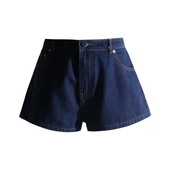 ZAVK Denim Shorts Women's Indigo Original