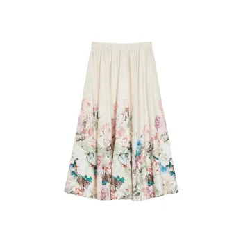 I BLUES Casual Long Skirt Women's Light Umber
