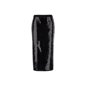 Twinset Sequin Embellished Midi Skirt