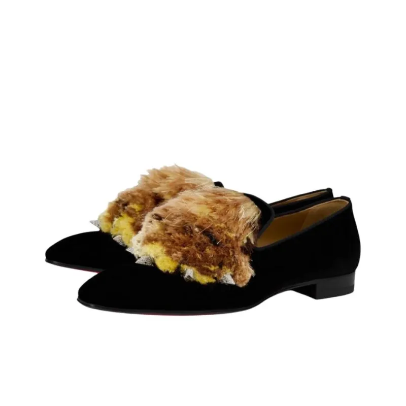 CL LUBOTING Dandelion Fellina Casual Shoes Men's Black-2