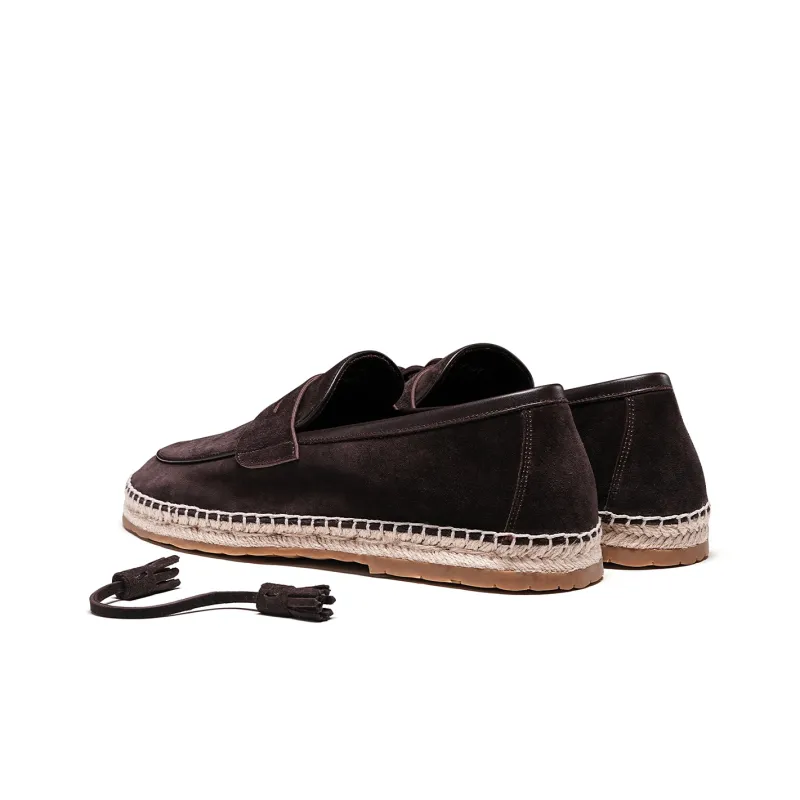 TRUFFAUT Light And Soft Jute Sole Fringe Espadrilles Casual Shoes Men's-16