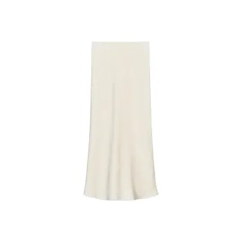 ZARA Casual Long Skirt Women's Raw White