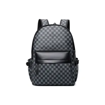 H YXIANG PU Backpack Men's Multicolor