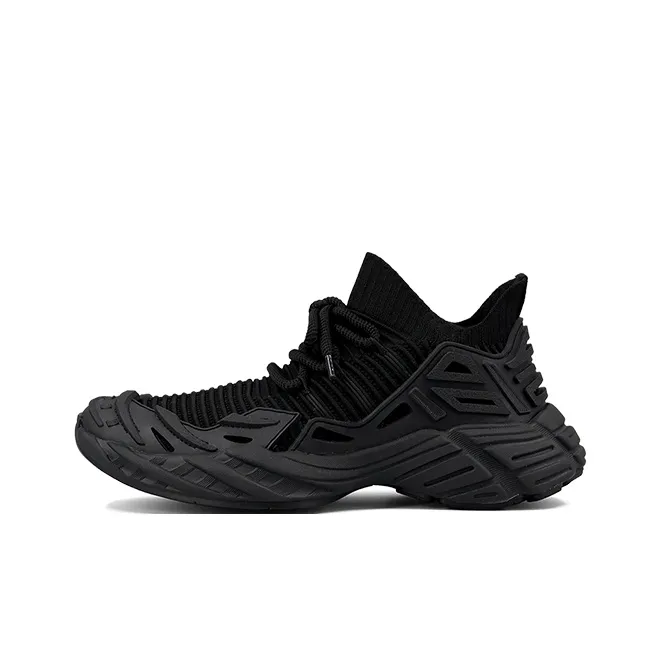 ZSBELLA Cushioning Slip Resistant Low Top Chunky Sneakers Men's-0