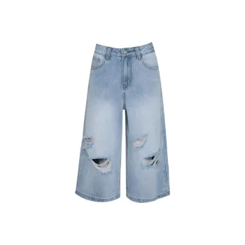 Poyz Denim Shorts Women's Sky Blue