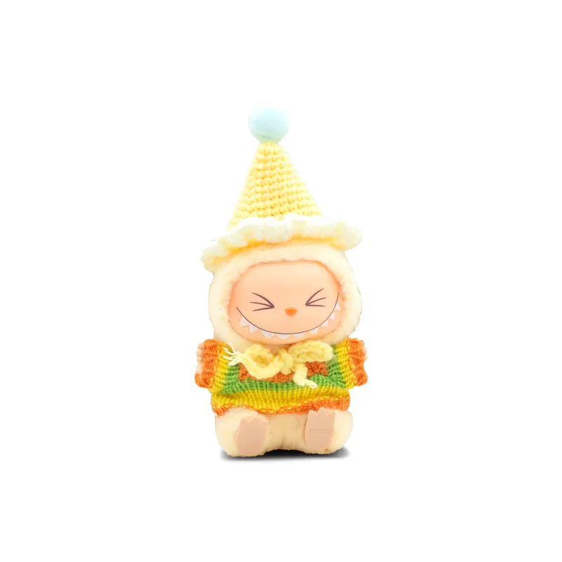 [Modified Doll] POP MART THEMONSTERS MaoMao Hang Tag Box Labubu Vinyl Sitting Party, 15cm In Height-4