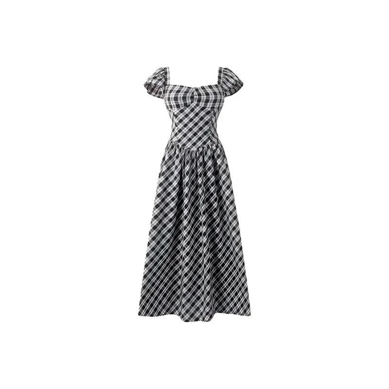 DOSOHEB Short Sleeved Dress Women's-0