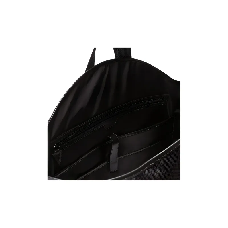 VERSACE VERSACE Cow Leather Portable Tote Men's Black-3