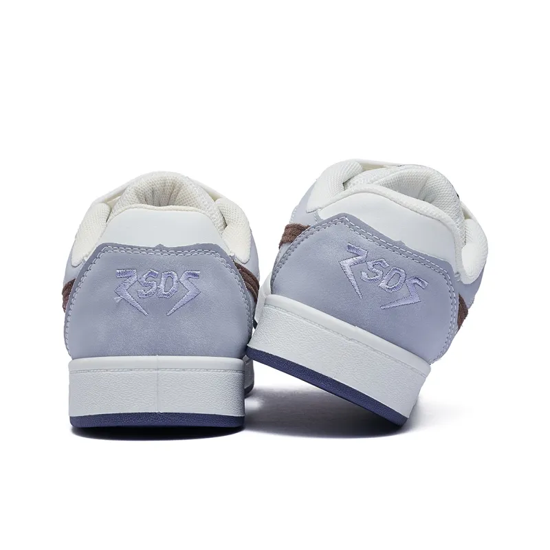 VKOI 1999 Abrasion Resistant, Lightweight, And Breathable Low Top Skateboard Shoes Women's Lavender-5
