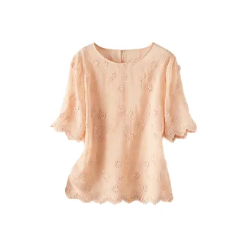 Ning Cai Yuer Shirts Women's Light Pink