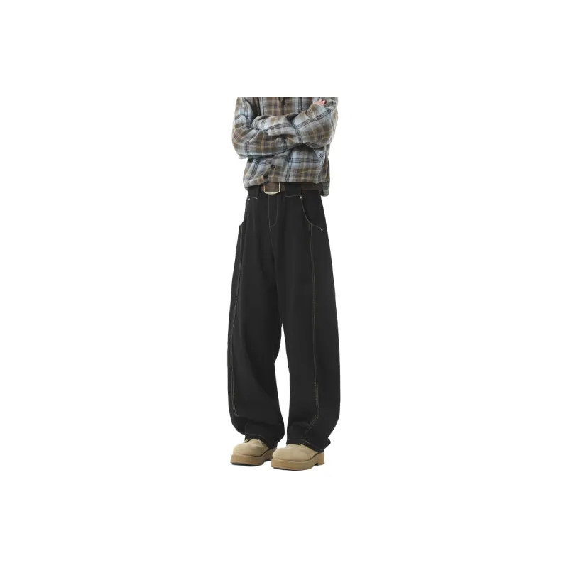 PANDA ADEVIL Jeans Unisex Black-0