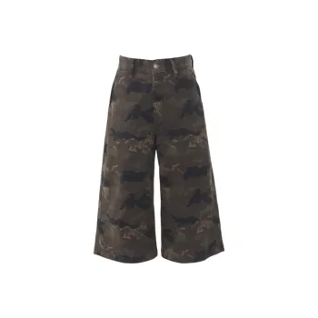 ZXZA Denim Shorts Women's Camouflage