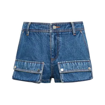 Lost In Echo Denim Shorts Women's Denim Blue