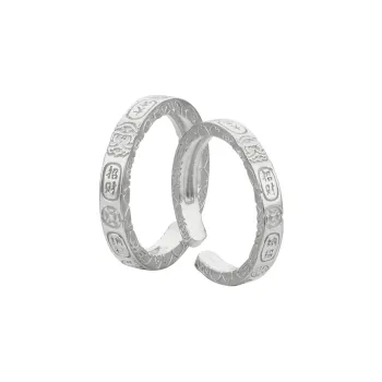 Shunqin Silver Building S 999 Fine Silver Rings Women's