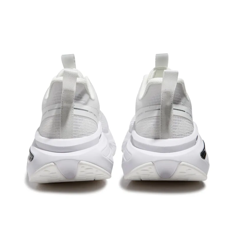KFT Running Shoes Unisex Low Top Silver White/White Black/White Purple-5