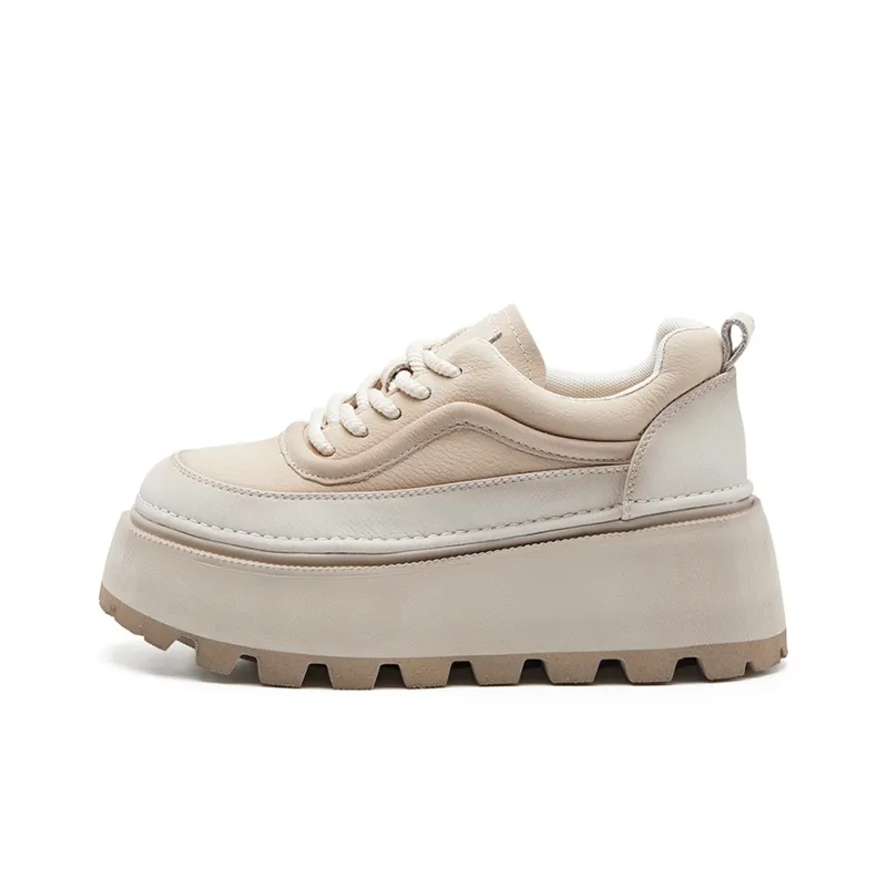 BURGELY Lightweight Height Increasing Low Top Casual Shoes Women's-10