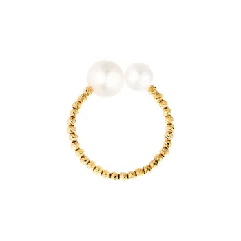 JUNO Pearl Rings Women's